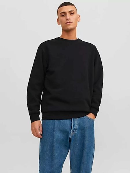 Jack & Jones Sweatshirt "JJEBRADLEY SWEAT CREW NOOS", mit Rippbündchen günstig online kaufen