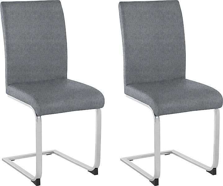 Home affaire Freischwinger "Charissa" (Set) 2 Stk.Bezug in verschiedenen Qu günstig online kaufen