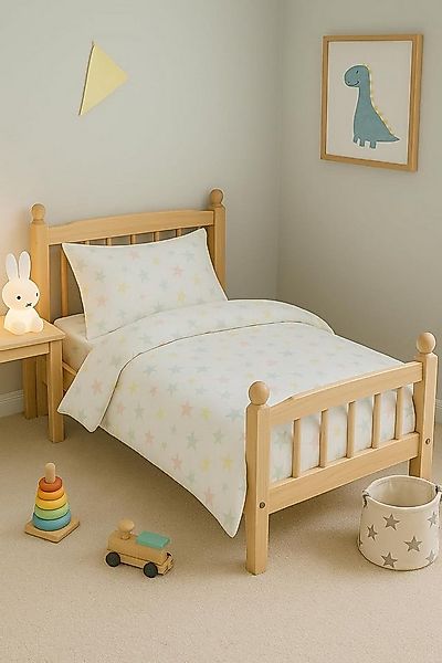 texpot Bettwäsche Kinderbettwäsche Sterne bedruckt Garnitur, Baumwolle, 2 t günstig online kaufen