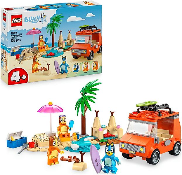 LEGO® Blueys Strandausflug (11202), LEGO Bluey Konstruktionsspielsteine, (1 günstig online kaufen