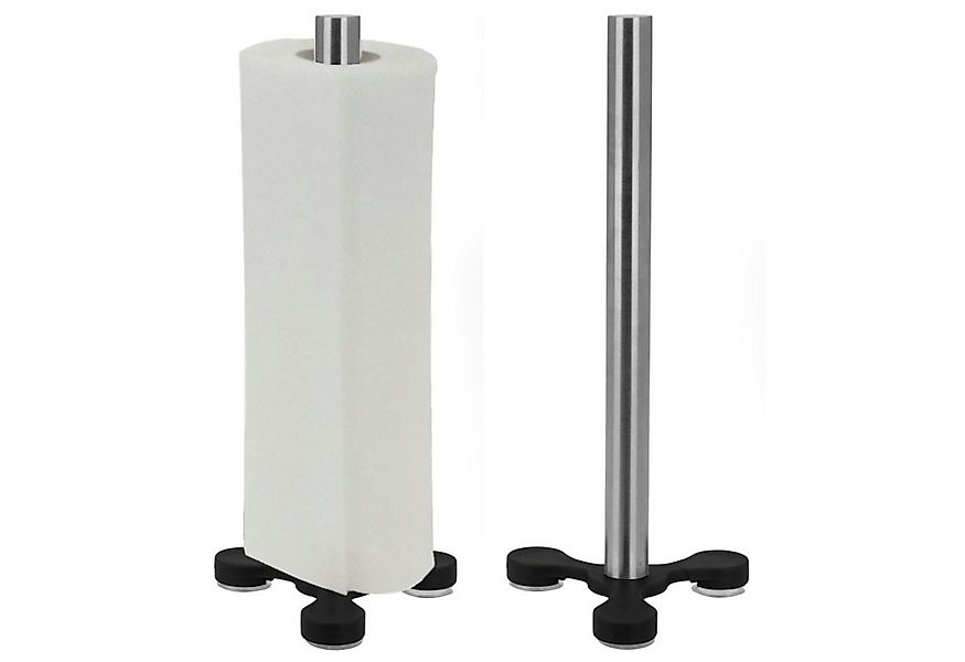 Koopman Küchenrollenhalter Papierrollenhalter Saugnapf Küchenrolle Ständer günstig online kaufen
