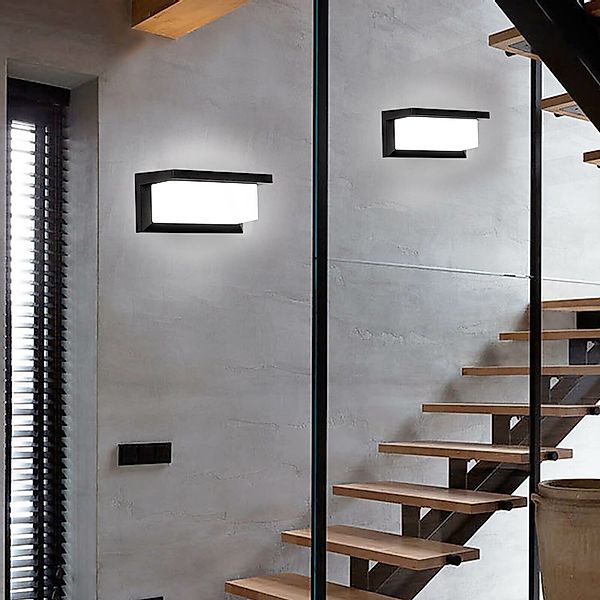 LETGOSPT Außen-Wandleuchte 18W LED Wandleuchte mit günstig online kaufen
