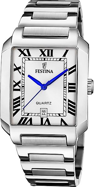 Festina Quarzuhr Festina Herrenuhr Edelstahl silber, günstig online kaufen
