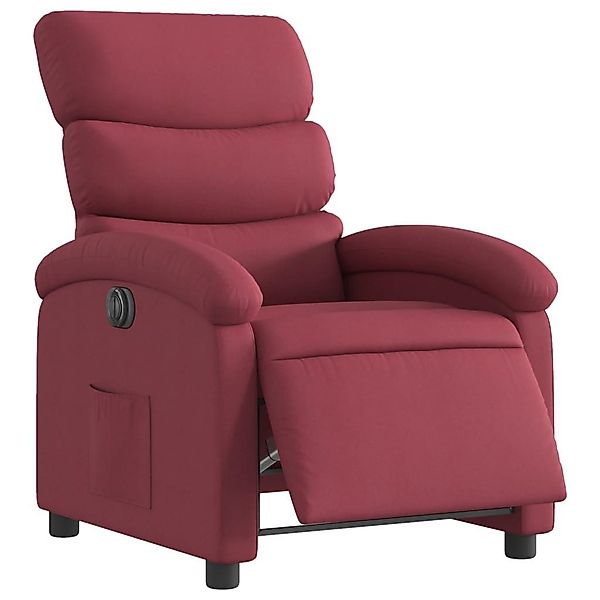 vidaXL Sessel Relaxsessel Elektrisch Weinrot Stoff günstig online kaufen