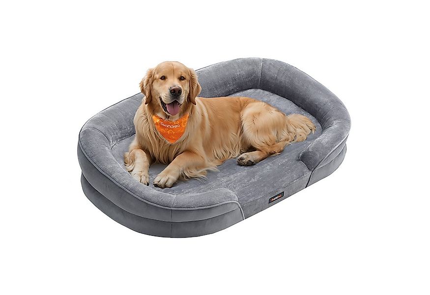 FEANDREA Tierbett, Hundebett, Hundekissen,wasserdicht, erhöhte Ränder, wasc günstig online kaufen