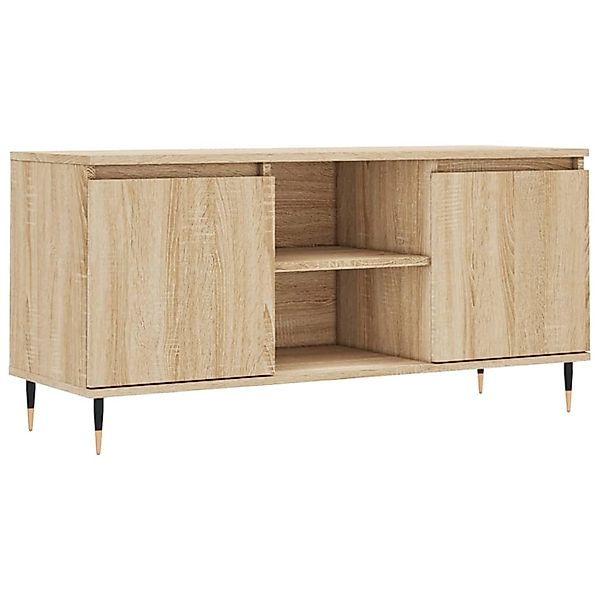 vidaXL TV-Schrank Sonoma-Eiche 104x35x50 cm Holzwerkstoff 827007 günstig online kaufen