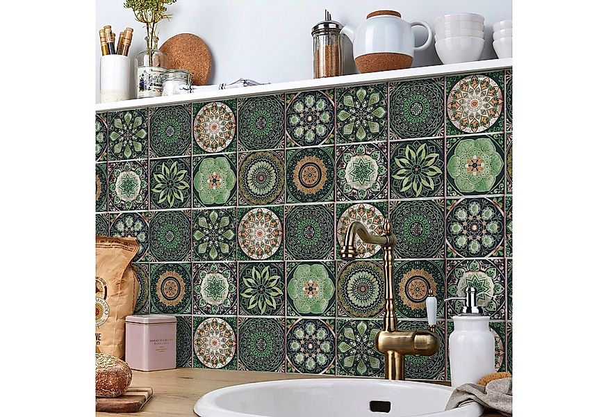 HomeBella Fliesenaufkleber Selbstklebende Fliesendekoration wasserfest und günstig online kaufen