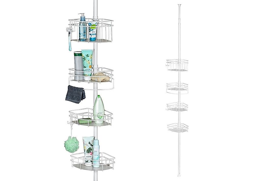 bremermann Teleskopregal Teleskop-Eckregal, 4 Körbe, Duschregal bis max. ca günstig online kaufen