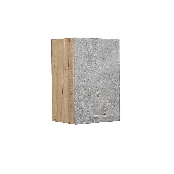 Vicco Hängeschrank R-Line, Beton/Goldkraft Eiche, 40 günstig online kaufen