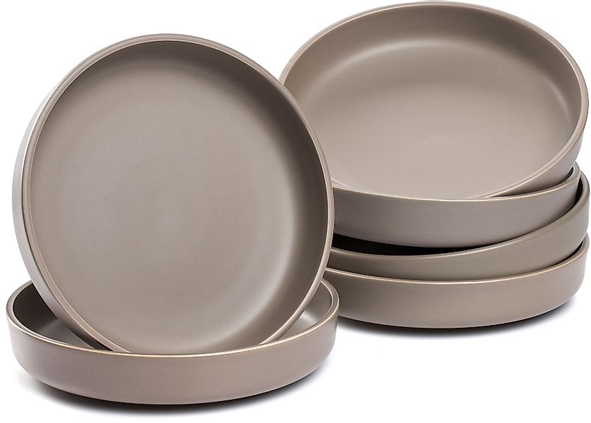 LEONARDO Teller-Set »Suppenteller ROMA, Keramikteller, ca. 20 cm, 6-teilig« günstig online kaufen