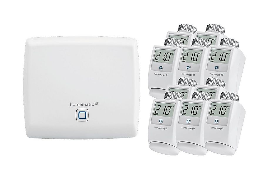 Homematic IP Heizkörperthermostat SET: Access Point + 10St. heizkörpertherm günstig online kaufen