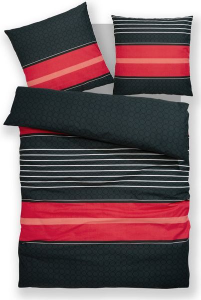 my home Bettwäsche "Circle in Gr. 135x200 oder 155x220 cm" 2 Stk. tlg. Bett günstig online kaufen