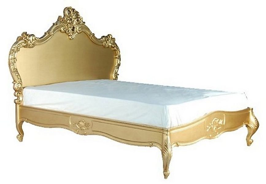 Casa Padrino Bett Bett Lusso Gold 180 x 200 cm aus der Kollektion von Casa günstig online kaufen