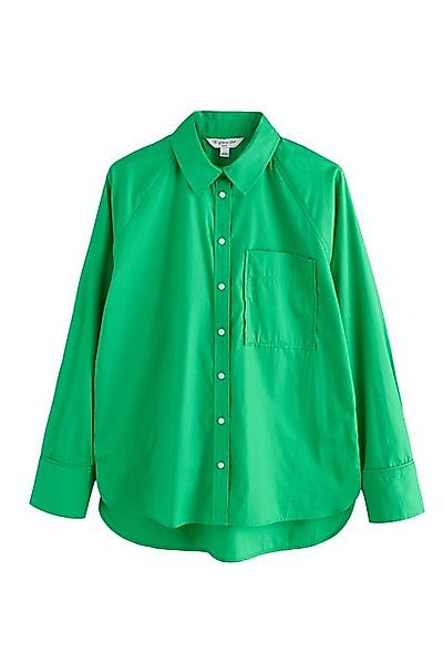 Next Langarmhemd Oversize-Langarmshirt aus Baumwolle, Kurzgröße (1-tlg) günstig online kaufen