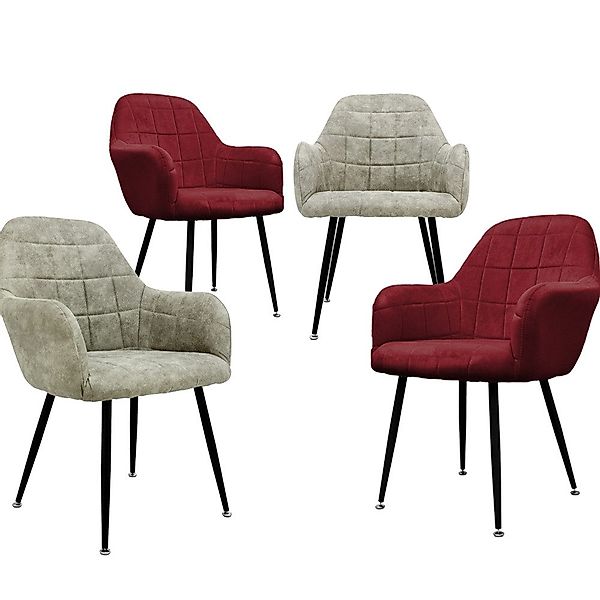 ML-DESIGN Stuhl Esszimmerstuhl ergonomisch & gepolstert günstig online kaufen