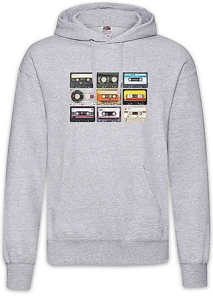 Urban Backwoods Hoodie Retro Cassettes Herren Hoodie 80s Retro Kassette Mus günstig online kaufen