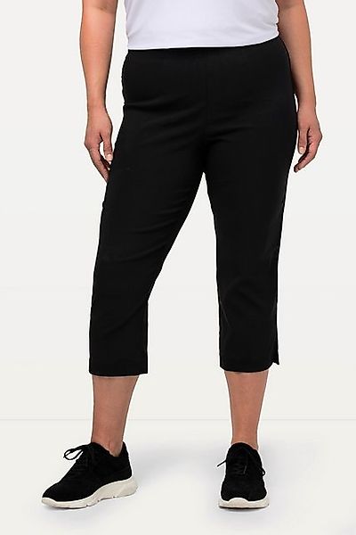 Ulla Popken Funktionshose Bengalinhose wadenlang Elastikbund Stretch günstig online kaufen