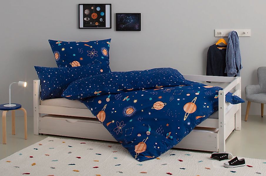 Lüttenhütt Kinderbettwäsche "CUDDLEE" 2 Stk. tlg. in vielen Designs: Dino,E günstig online kaufen