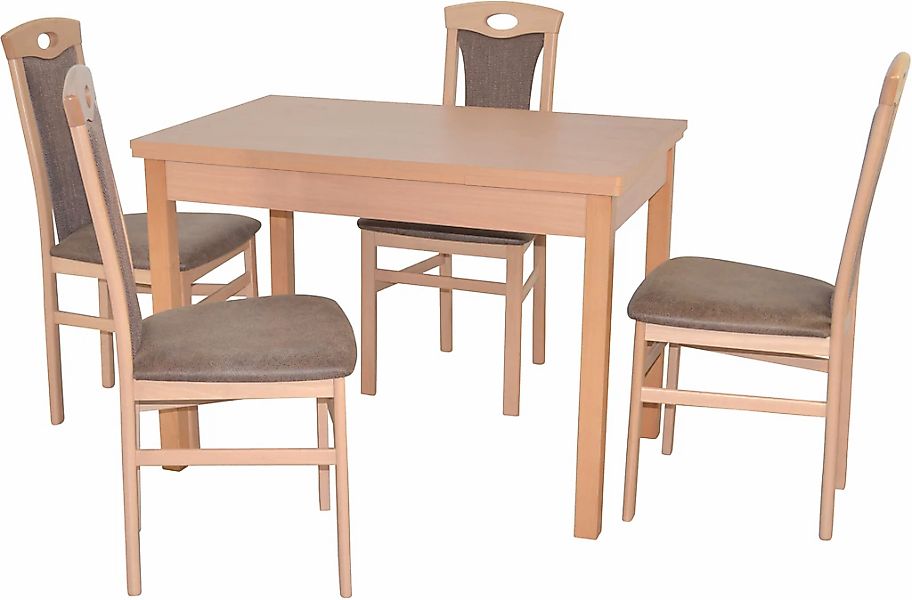 HOFMANN LIVING AND MORE Essgruppe "5tlg. Tischgruppe" Spar-Set, 5tlg. Tisch günstig online kaufen