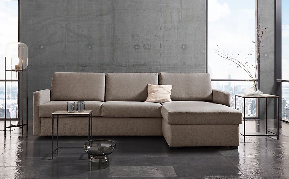 Home affaire Schlafsofa "GOLDPOINT Ecksofa 264 cm, Liegefläche (140/200cm), günstig online kaufen