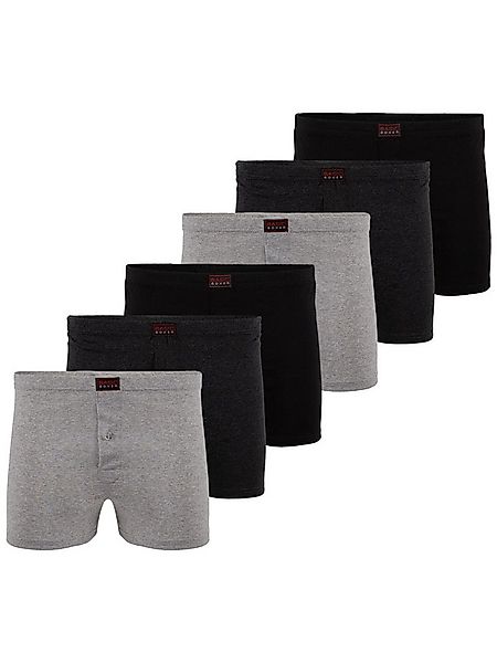 TEXEMP Boxershorts 6er Pack Herren Boxershorts Unterwäsche Baumwolle Unterh günstig online kaufen