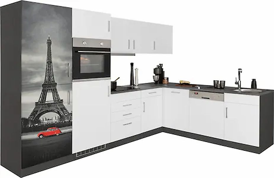 HELD MÖBEL Winkelküche »Paris«, Stellbreite 290/220 cm, wahlweise mit Induk günstig online kaufen