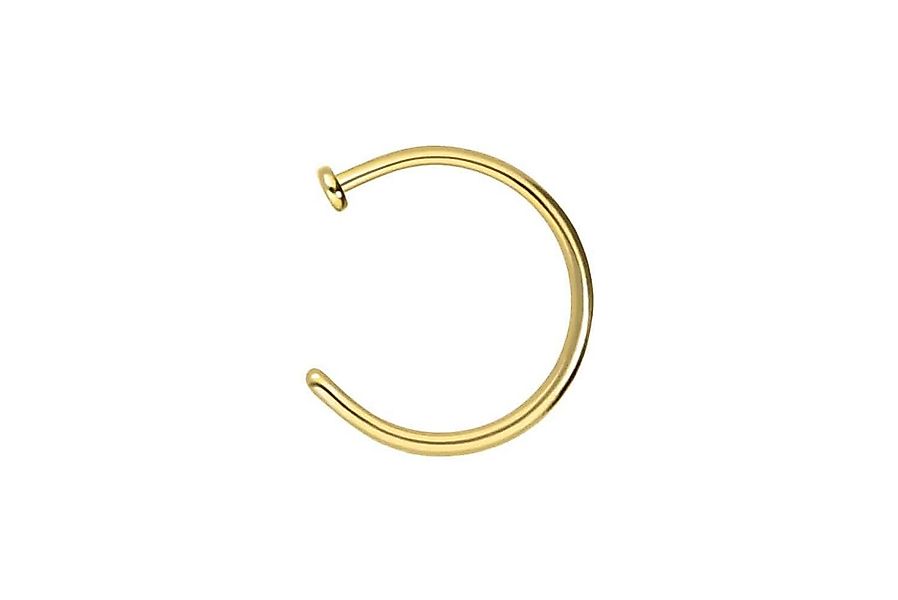 PIERCINGLINE Nasenpiercing Titan Nasenring offen PLATTE (Nasenstecker, 1-tl günstig online kaufen