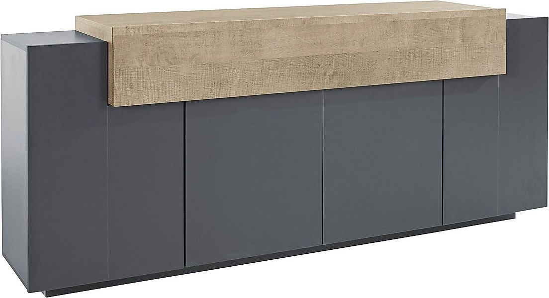 INOSIGN Sideboard Coro, Kommode, Schrank, Kredenz, grifflos mit Einlegeböde günstig online kaufen