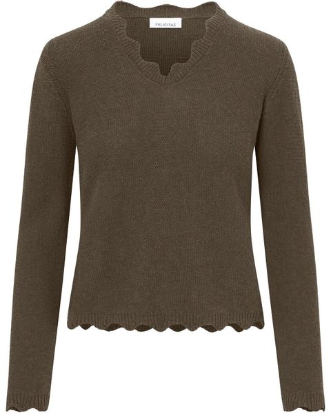 FELICITAS Strickpullover V-Pullover Pippa günstig online kaufen