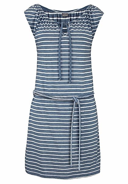 Venice Beach Jerseykleid, (mit Bindegürtel), und Streifenprint, sportliches günstig online kaufen