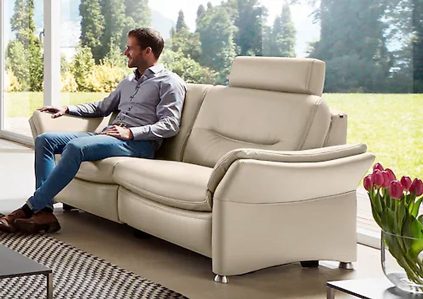 HUKLA 2,5-Sitzer »HU-SF15058 Ledersofa, Breite 194 cm« aus Leder, optional günstig online kaufen