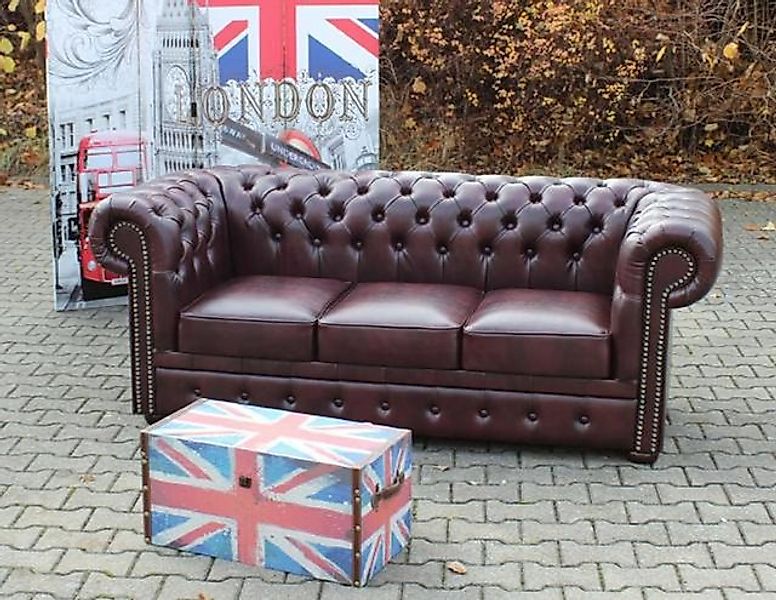 JVmoebel Chesterfield-Sofa Chesterfield Sofa Couch Polster 3 Sitz Klassisch günstig online kaufen