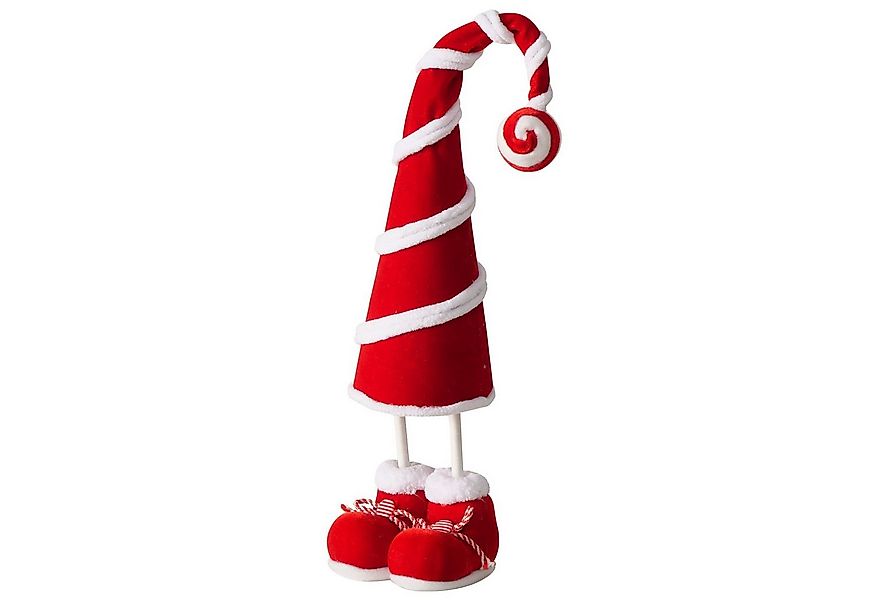 MF Weihnachtsfigur Dekoaufsteller Santino Weihnachtsfigur rot weiß gestreif günstig online kaufen