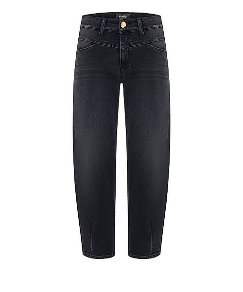 Cambio 5-Pocket-Jeans Elin cozy black used günstig online kaufen