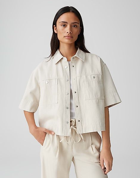 OPUS Kurzarmbluse FERLOSA Oversized mit markanten günstig online kaufen