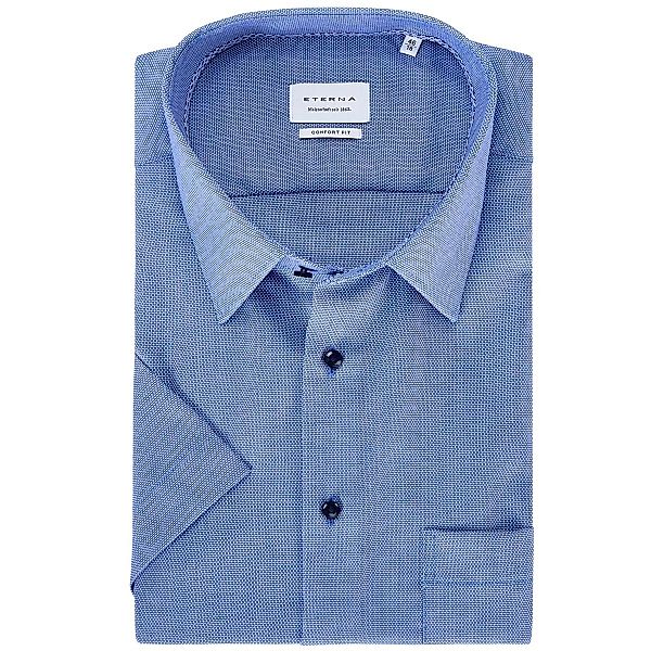ETERNA Businesshemd, kurzarm, bügelfrei Farbe blau Größe: 54 günstig online kaufen