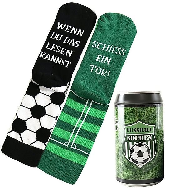 Lucadeau Freizeitsocken Lustige Fussball Socken, Geschenk für Männer, Vater günstig online kaufen