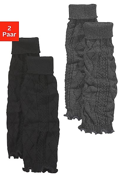 Lavana Stulpensocken Packung, 2 Stk. tlg. mit Zopfstrickmuster günstig online kaufen