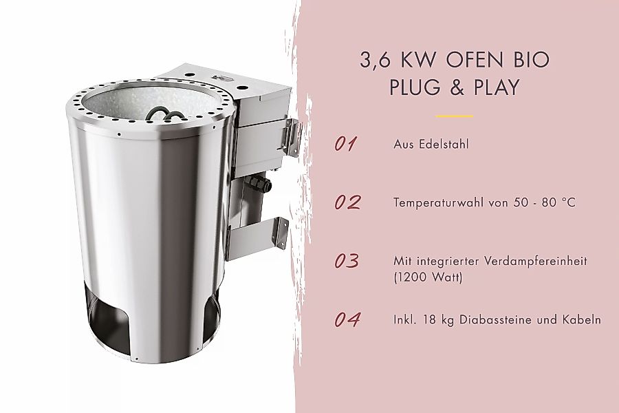 Karibu Sauna »Vivi 3« günstig online kaufen