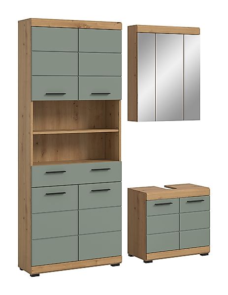 furnling Badmöbel-Set Scott, (3-St., aus Hängeschrank, günstig online kaufen