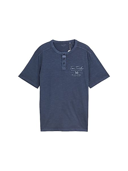 TOM TAILOR T-Shirt Henley T-Shirt mit günstig online kaufen