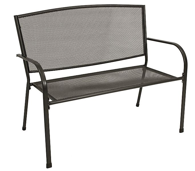 DEGAMO Gartenbank CLASSIC (1-St), 2-sitzer, stabiler Stahlrahmen, Streckmet günstig online kaufen