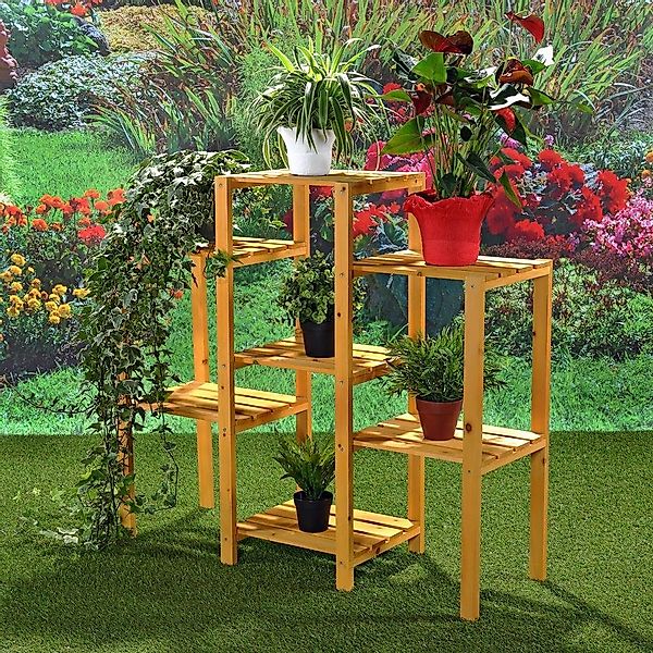 Mucola Blumenständer Blumentreppe Blumenpodest Pflanzregal Blumenhocker günstig online kaufen