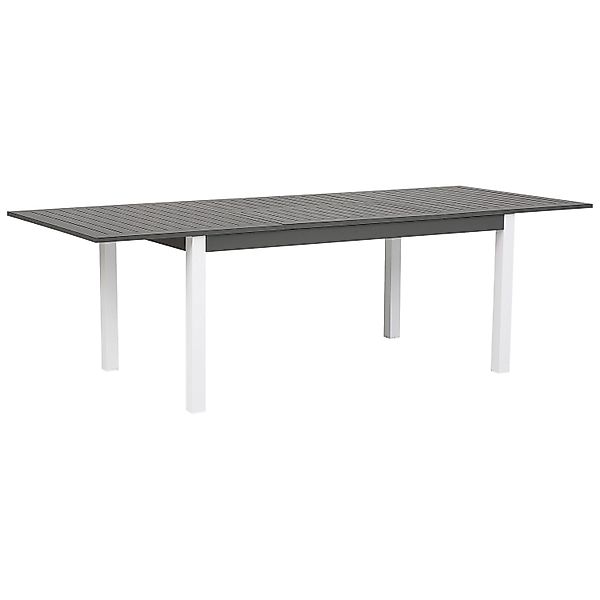 Beliani Gartentisch PANCOLE Dunkelgrau 168x100x75 günstig online kaufen