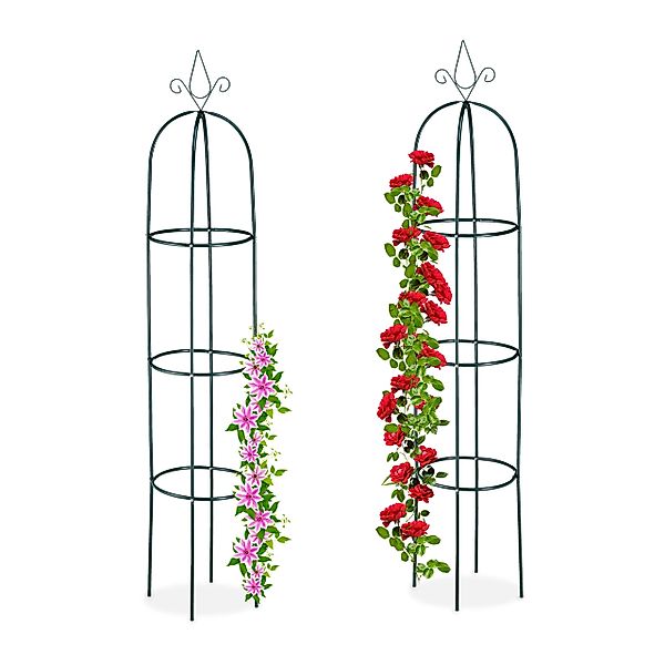 relaxdays Rankhilfe 200 cm 2er Set günstig online kaufen