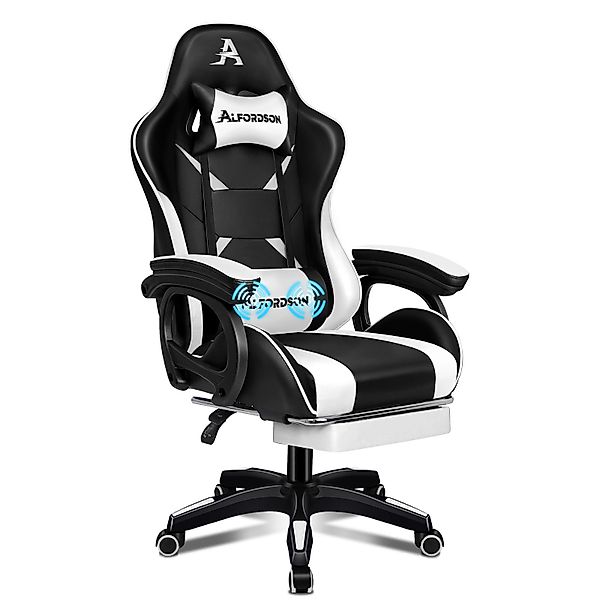 ALFORDSON Gaming-Stuhl mit Massage-Lendenkissen, X-Large, 5 günstig online kaufen