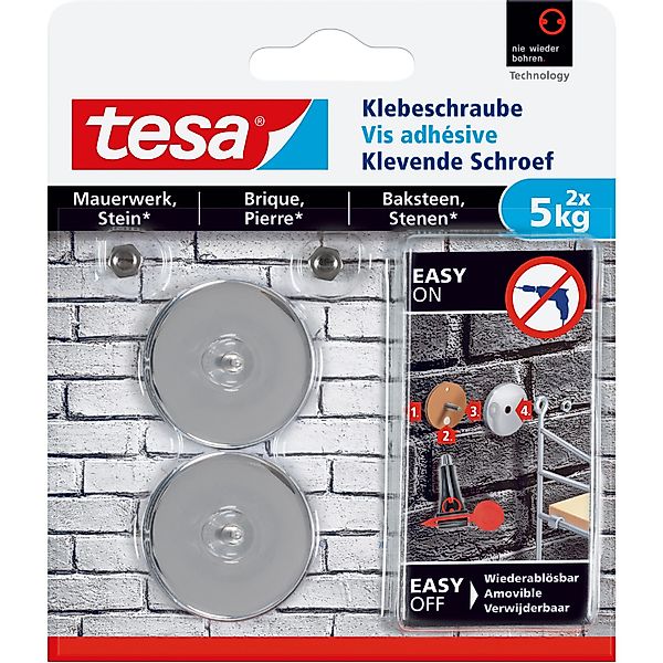 tesa Klebepad tesa Klebeschraube Traglast 5 günstig online kaufen