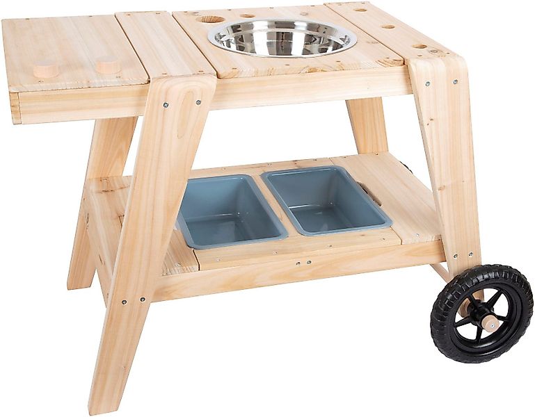 Small Foot Outdoor-Spielküche Matschküche kompakt Holz, günstig online kaufen