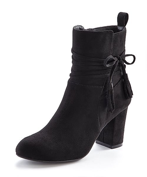 LASCANA Stiefelette, mit Blockabsatz, High-Heel-Stiefelette, Ankle Boots, S günstig online kaufen