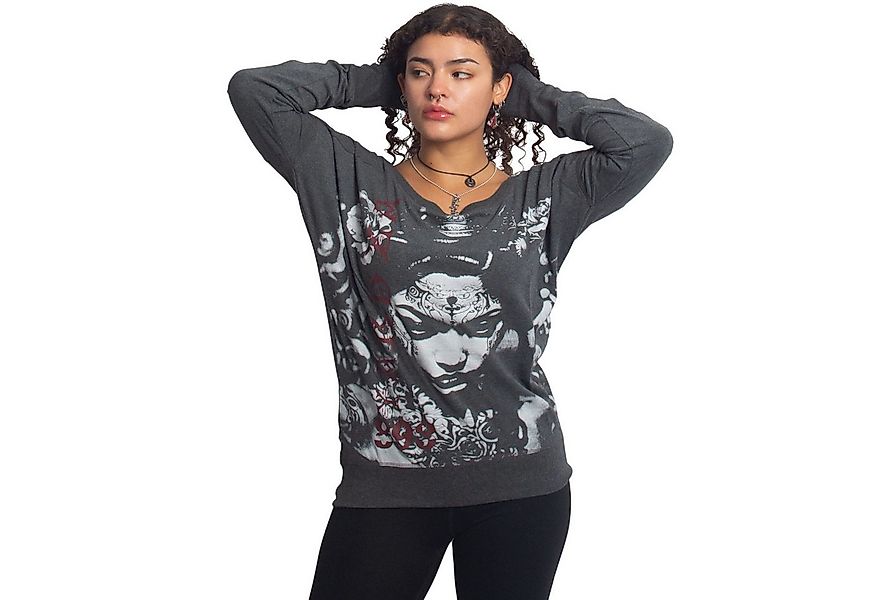 YAKUZA Langarmshirt Mystic im Boyfriend Look günstig online kaufen